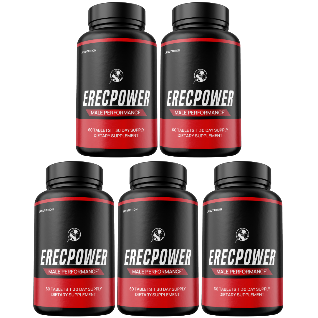 Erec Power - Male Performance Dietary Supplement 60 Tablets (5 Pack)